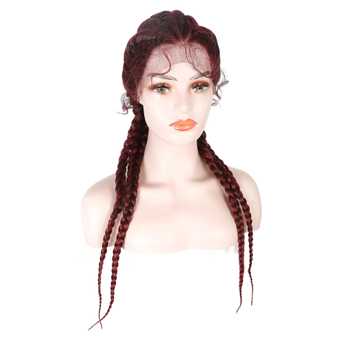 Women‘s Faux Hand and Braided Synthetic Lace Braided Wig