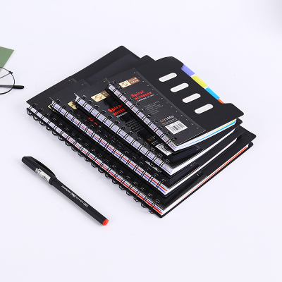 Shen Shi 58 Series Coil Notebook with Classification Page A5a6b5 Coil Notebook Notepad
