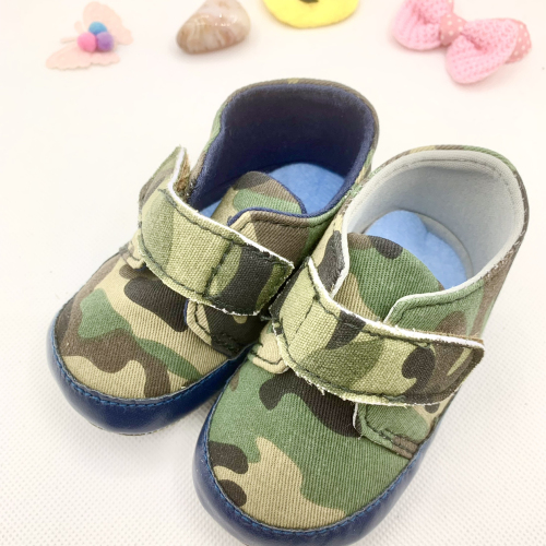 new men‘s and women‘s baby shoes toddler shoes camouflage velcro 0-12 months baby shoes manufacturer self-produced self-consumption
