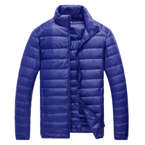 cross-border foreign trade men‘s lightweight down jacket thin stand collar lightweight simple warm down jacket yr1279