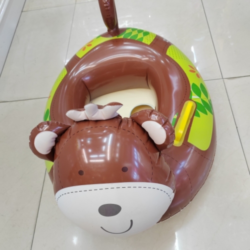 VC Inflatable Children‘s Seat Monkey Boat， elephants， Flamingos， unicorn Cute Sitting Circle Animal Yacht 