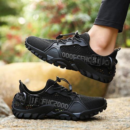 new upstream shoes men‘s summer outdoor climbing hollow hiking shoes swimming quick-drying shoes large size cross-border spot wholesale