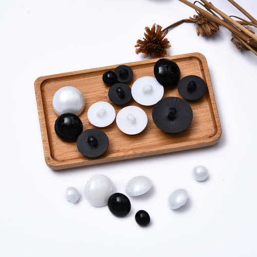 New High-Legged Mushroom Spray Semicircle Pearl Button Children‘s Clothing Button a Large Number of Manufacturers Supply