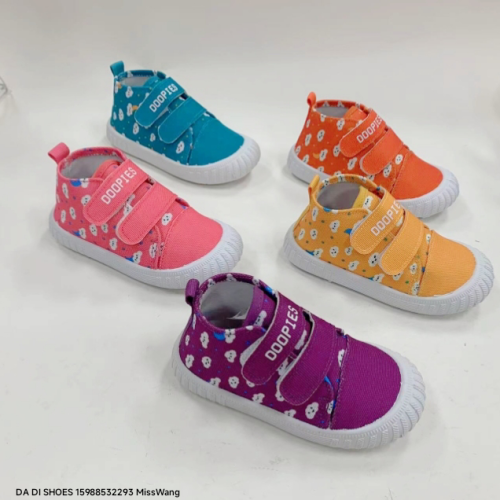Foreign Trade Custom Printed Cloth Shoes Children‘s Shoes @ Any Color Can Be Customized