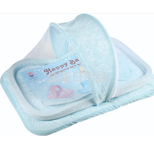baby mosquito net， installation-free folding bed mosquito net with pillow