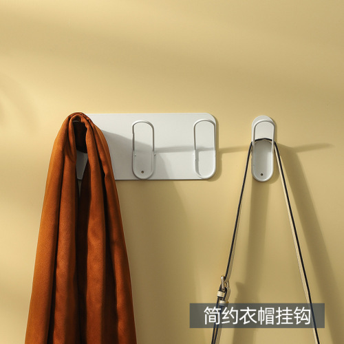 simple coat hook creative coat rack bedroom hanger simple punch-free wall coat hook