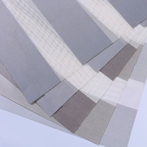 wholesale korean soft gauze curtain fabric simple double-layer yarn roller shutter shading zebra curtain sunshine fabric