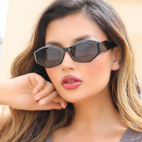 european and american new personalized polygon sunglasses wholesale uv protection glasses male sunglasses female 5608