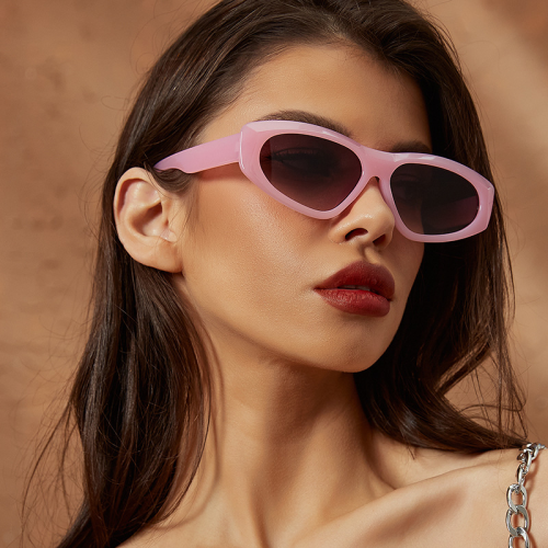 european and american sunglasses women‘s sunglasses new style personality irregular cat‘s eye glasses 5371