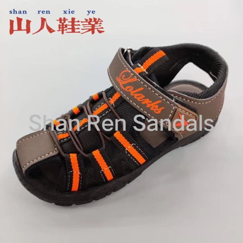 boys beach shoes sandals closed toe anti-collision anti-kick foot protection soft sole shoes south america africa popular foreign trade wholesale