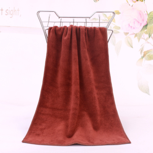 Manufacturers Wholesale Soft Polyester Brocade Absorption Towels Hair Drying Towel Thickened Absorbent Car Towel Children‘s Beauty and Hairdressing