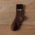Men's Thick Socks Autumn and Winter Middle Tube Cotton Socks plus Velvet Warm Terry Socks Ins Tide Color Matching Letters Printing Terry-Loop Hosiery