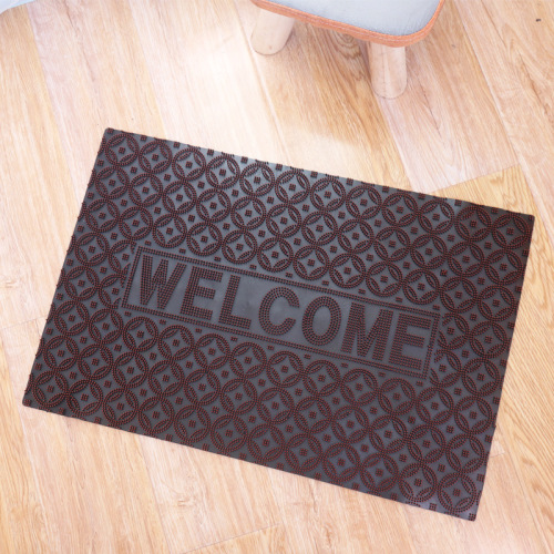 Hot Recommended Household Double-Sided Dust Removal Bathroom Non-Slip Mat Plt Finished Floor Mat Customized Disinfection Pvc Entrance Mat