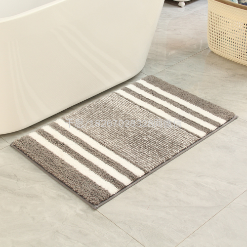 qiansi 2022 new floor mat thickened plush bathroom non-slip mat kitchen bathroom door absorbent floor mat carpet