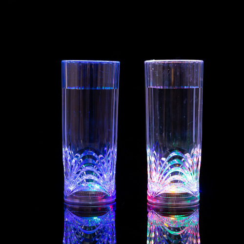 water induction luminous water cup flower straight cup glowing cup colorful flash cup flower straight cup led beer mug factory