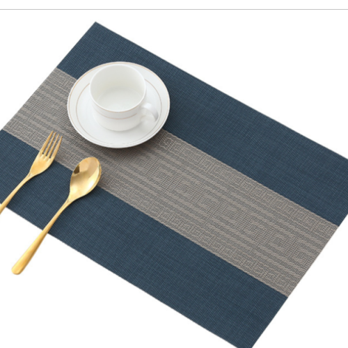 jacquard teslin placemat pvc chinese european-style insulated table mat bowl mat placemat