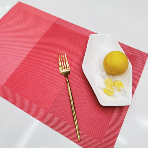 european pvc table mat thickened insulation mat western placemat coaster factory direct wholesale
