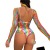 Dan na shu New Rainbow Series Line Sexy Lingerie Hollow out Fishnet Clothes Jumpsuit Long-Sleeve Suit