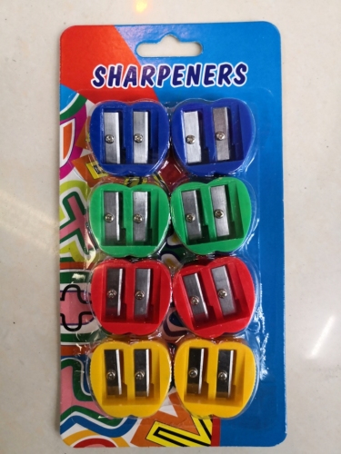 Creative Stationery， Heart-Shaped Blister 8 Pencil Sharpener Sets