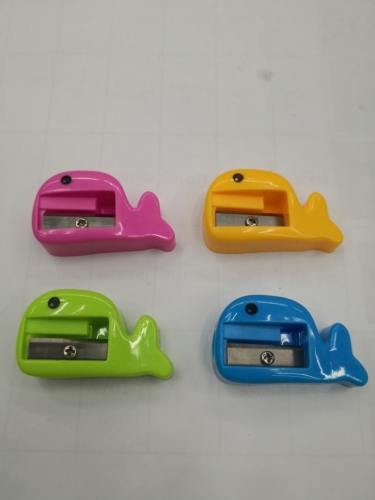 factory direct creative stationery small whale shape pencil sharpener pencil sharpener pencil sharpener school supplies wholesale