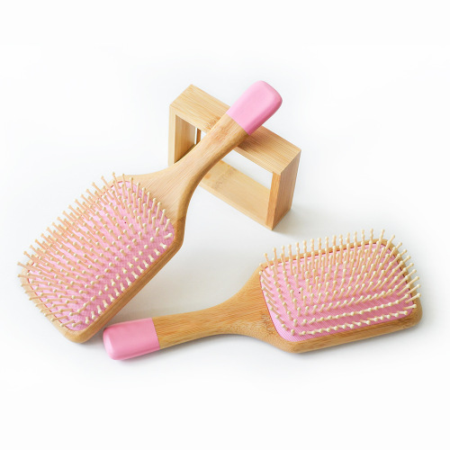 factory source wooden pink balloon comb massage head shape hair loss prevention plate comb hairdressing comb comb female curly hair