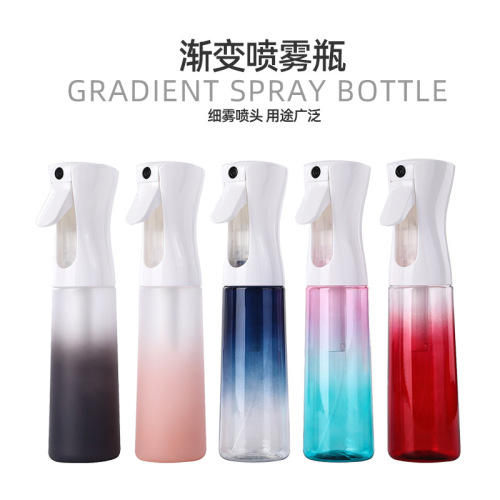 play beauty frosted gradient spray bottle gardening supercharged spray bottle fine mist household cleaning household water watering can 300ml