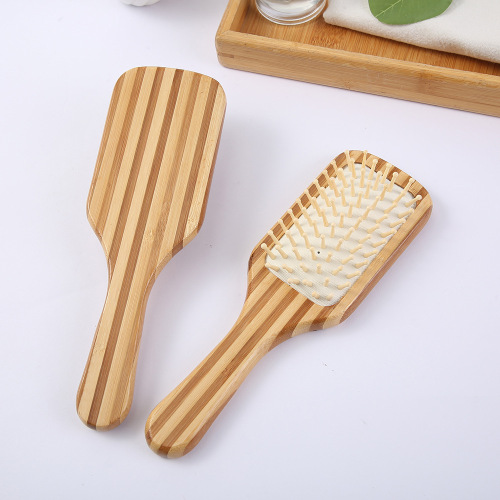 small square plate flower bamboo airbag massage comb anti-static shujing activating collaterals hair comb large plate hair comb tooth air cushion comb