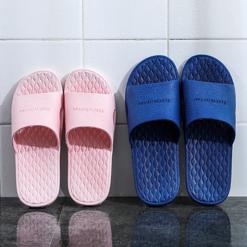 Summer Bathroom Home Plastic Slippers Indoor Men‘s Non-Slip Soft Bottom Hotel Household Stall Slippers Women‘s Wholesale