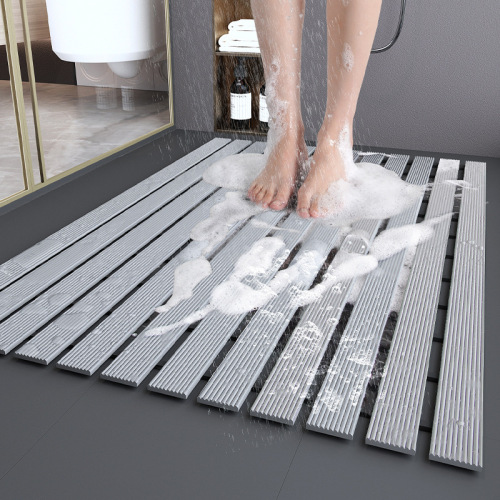 TPE Hotel Bathroom Non-Slip Mat Shower Room Bath Foot Mat Toilet Household Waterproof Anti-Fall Floor Mat