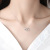 Japanese and Korean-Style Light Luxury Titanium Steel Necklace Women's Niche Design Non-Fading Pendant 2022 New All-Match Simple Clavicle Chain