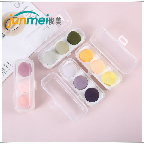 [Junmei] Beauty Egg Wholesale Powder Puff Air Cushion Three Pack Wet and Dry Dual-Use Powder Beauty Products 