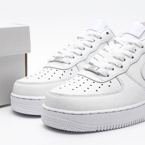 shoes made in putian pure original pure white classic white shoes high-top wheat color af1 macaron board shoes for women