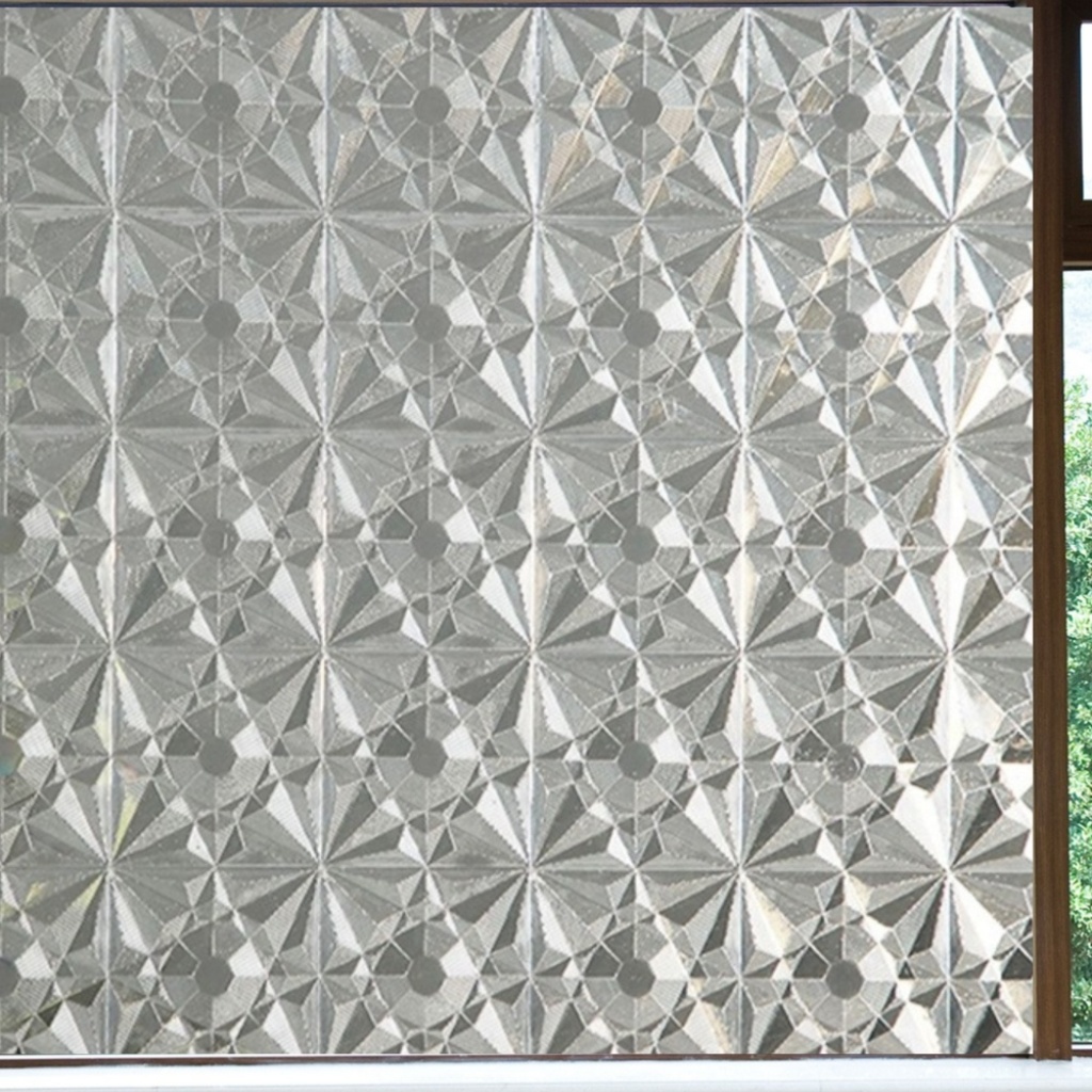 3D 静电免胶阳台窗户磨砂玻璃贴膜透光不透明窗贴详情5