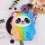 Panda Silicone Bag Coin Bag Female Creative Mini Silicone Zipper Earphone Bag Candy Color Wrist Strap Key Case