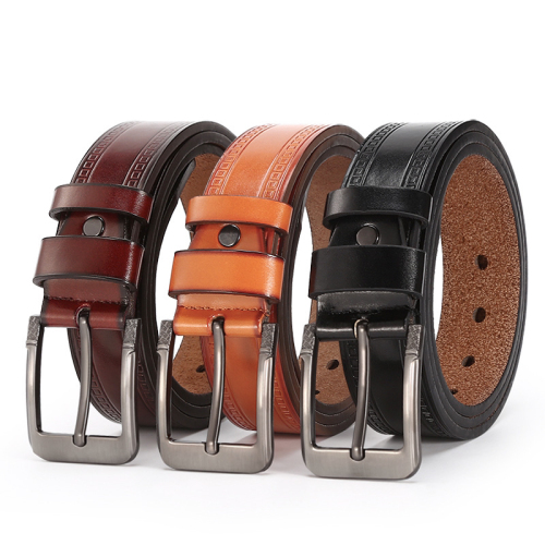 foreign trade men‘s pin buckle belt fashion casual retro belt men‘s belt pants belt factory direct sales