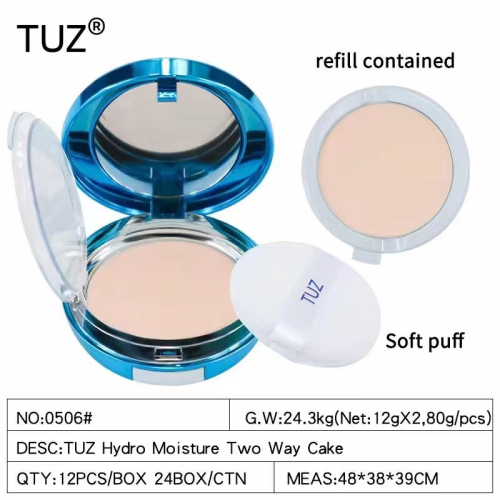 0506-tuz collagen wet and dry powder cake oil control makeup lasting waterproof no makeup concealer repair powder