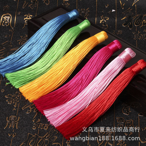 Chinese Knot Car Hanging Accessories Tassel DIY Lantern Car Pendant Jewelry Accessories Tassel 12cm Tassel Fringe