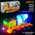 Cross-Border Hot Large Electric Toy Car Universal 4D Light Music Engineering Car Simulation Children's Toy Car Model
