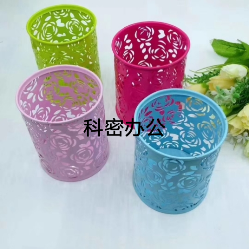 Colored Iron Wire Pen Container