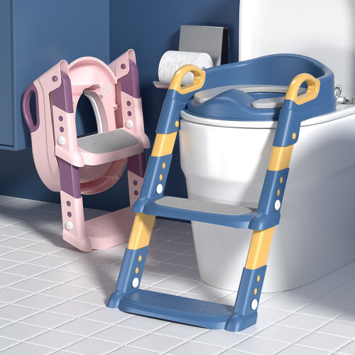 Children‘s Toilet Ladder-Type Baby Toilet Seat Children‘s Ladder Toilet Household Folding Toilet Seat