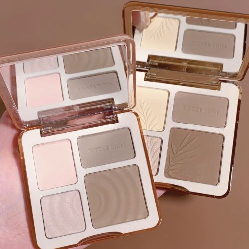 makeup sweet mint four-color repair plate matte brightening base highlight nose shadow repair-body plate
