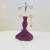 New Wine Red Flannel Model Jewelry Rack Wedding Dress Series Set Earrings Necklace Ring Jewelry Storage Rack