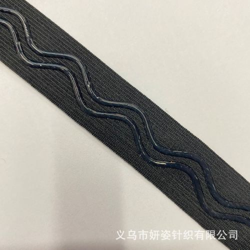 Factory Customized Sports Ice Sleeve Non-Slip Silicone Band Kneecap Wave Epoxy Segment Epoxy Elastic Ribbons
