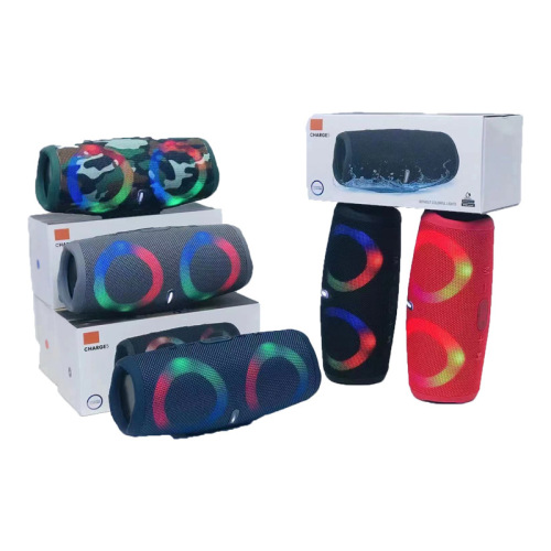 2022 New Bluetooth Wireless Speaker Shock Wave 5 Generation RGB Colored Lights Charge5 Audio Portable Subwoofer
