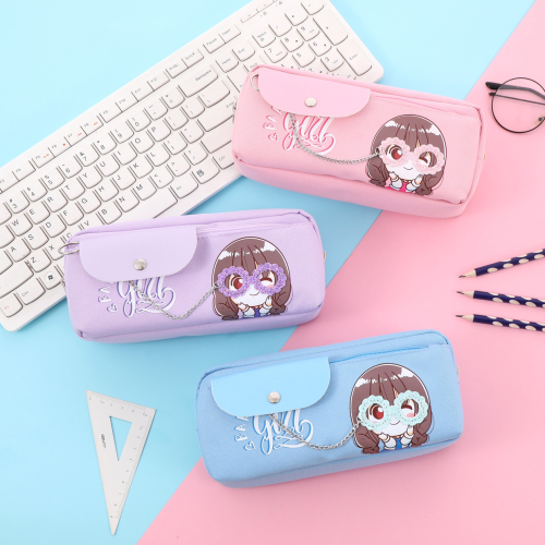 super large capacity pencil case glasses for girls
