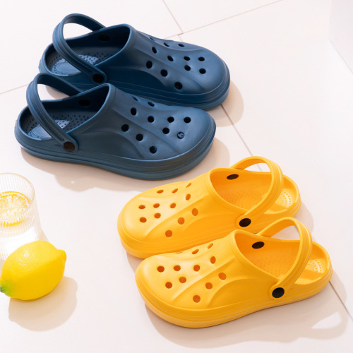 Qidashun Summer New Coros Shoes Men‘s and Women‘s Outdoor Breathable Eva Sandals Couple Lightweight Eva Beach Sandals