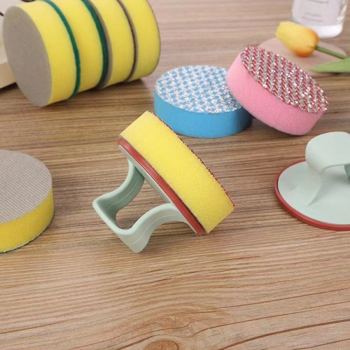 multifunctional kitchen oilproof cleaning gadget paste can replace scouring sponge wok brush wire cotton cleaning brush