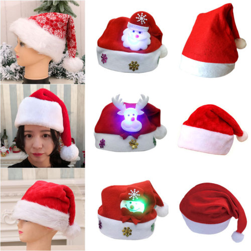 christmas decorations christmas adult red ordinary christmas hat santa claus/children christmas hat