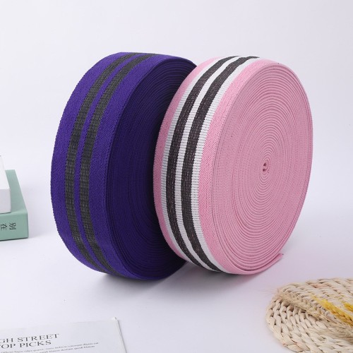 custom high elastic yoga resistance band widened latex elastic knitted band hip ring elastic band yoga band elastic band
