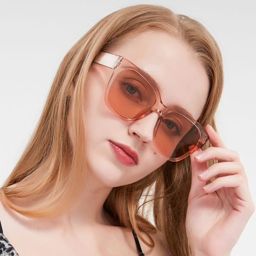 European and American Large Square Frame Fashion Sunglasses Women‘s Retro Fashionable Sunglasses Cross-Border Personalized Glasses 5392